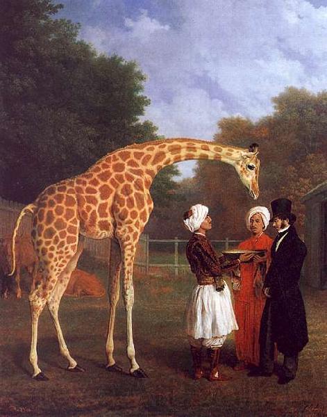 Jacques-Laurent Agasse The Nubian Giraffe France oil painting art